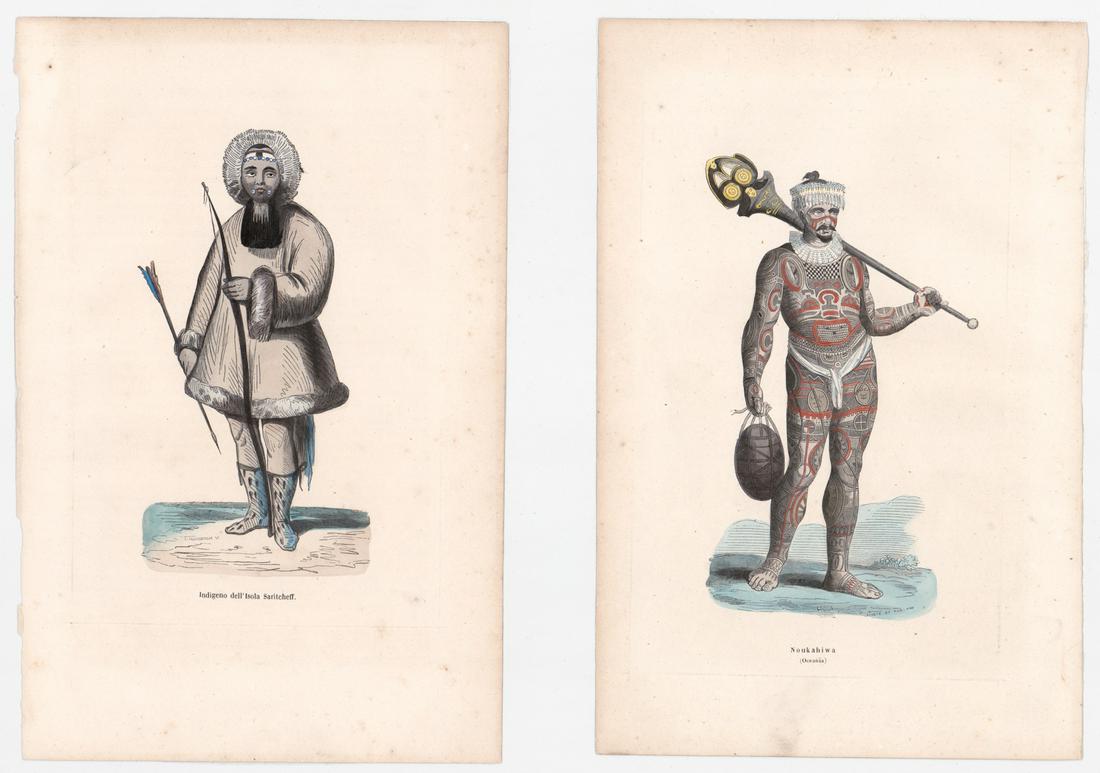 19th Century Hand-Colored Ethnic Prints (2) (1 of 7)