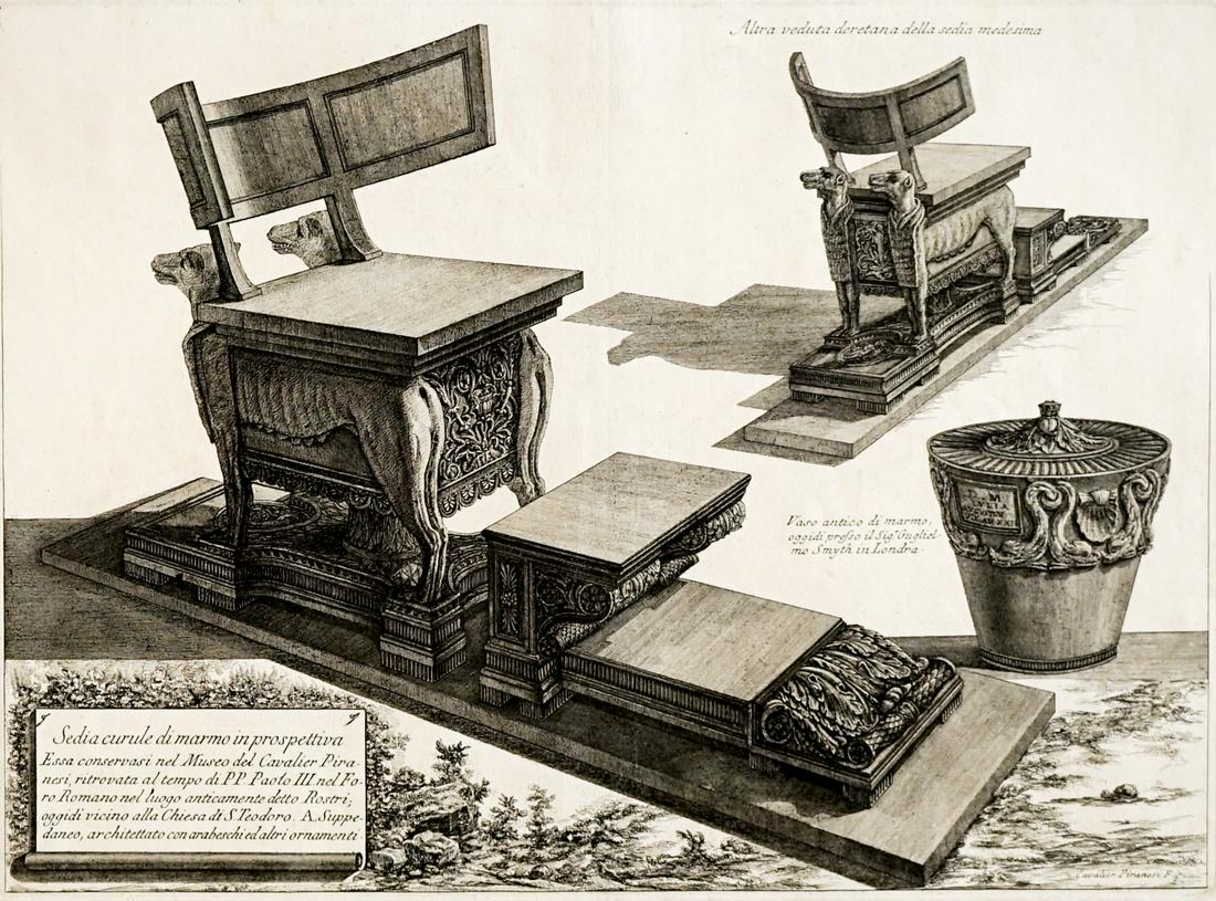 Fantastic Large Piranesi Engraving: An original Piranesi engraving. Measures 39 cm x 53 cm plate size. VG+/VG-EX condition. Unframed, loose and not glued or mounted. If lot is absent of a condition report one may be requested via email.