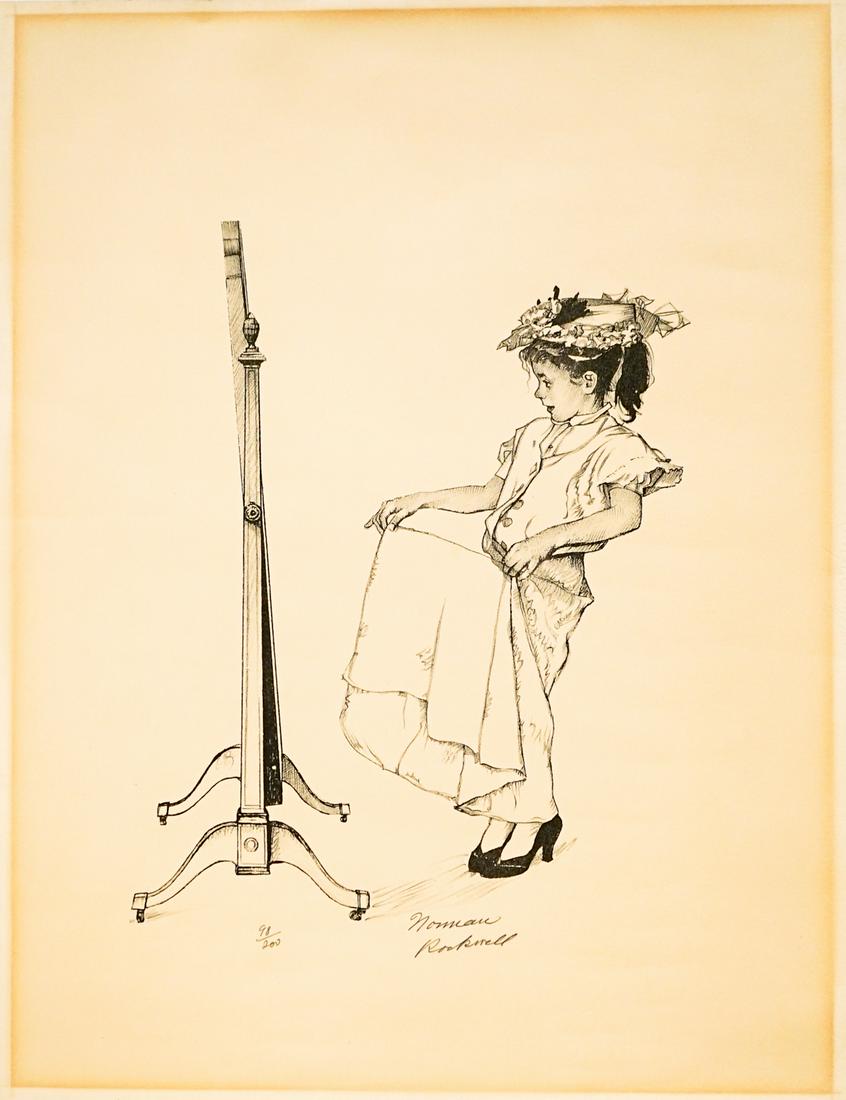 Norman Rockwell Signed and Numbered Lithograph (1 of 5)