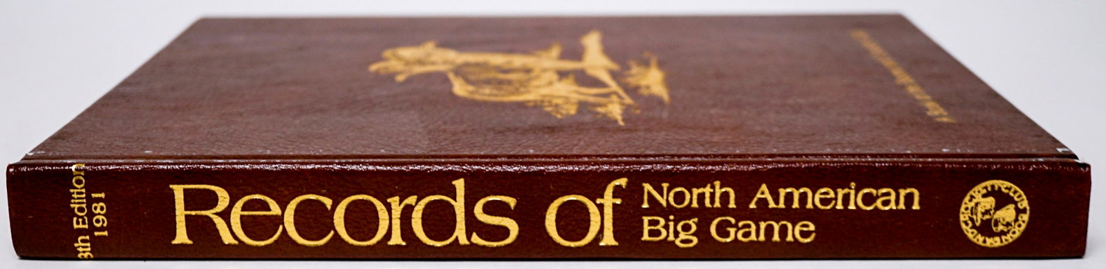 Records of North American Big Game Signed, Numbered: 1981 Records of North American Big Game Signed, Numbered. Signed and numbered 370/750. Surface loss on spine from slipcase. If lot is absent of a condition report one may be requested via email. Condi
