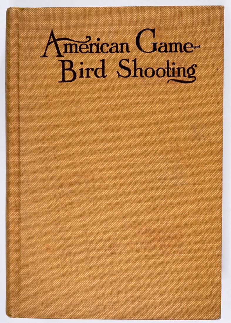 American Game-Bird Shooting by Grinnell (1910): American Game-Bird Shooting by Grinnell (1910). Excellent condition. If lot is absent of a condition report one may be requested via email. Condition report is provided as an opinion only and is no gu