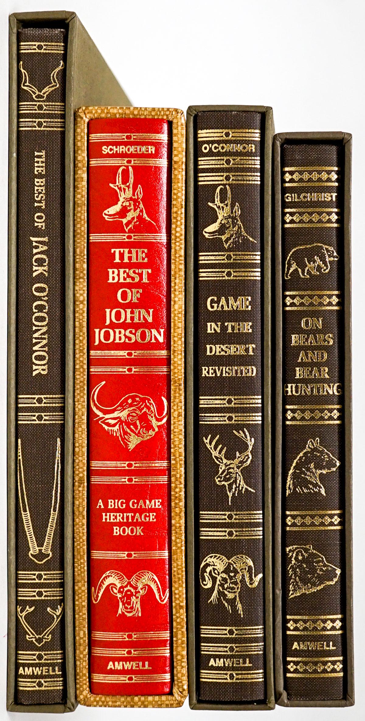 Big-Game & Hunting HC Books Mint in Boxes: Big-Game & Hunting hardcover books (Mint in Boxes). If lot is absent of a condition report one may be requested via email. Condition report is provided as an opinion only and is no guarantee as gradin