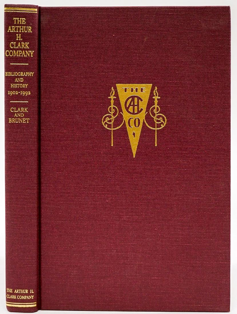 The Arthur H. Clark Company A Bibliography 1993: The Arthur H. Clark Company A Bibliography 1993. Near mint condition. If lot is absent of a condition report one may be requested via email. Condition report is provided as an opinion only and is no g