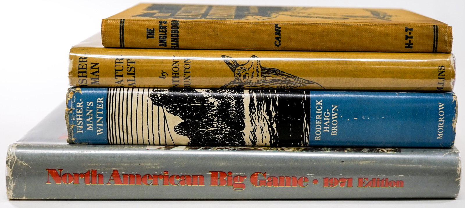 Fishing (3) & Big Game (1) Books: Fishing (3) & Big Game (1) Books. Provenance: Bob Borcherdt collection. If lot is absent of a condition report a condition report may be requested via email. Buyer must view photographs or scans to as