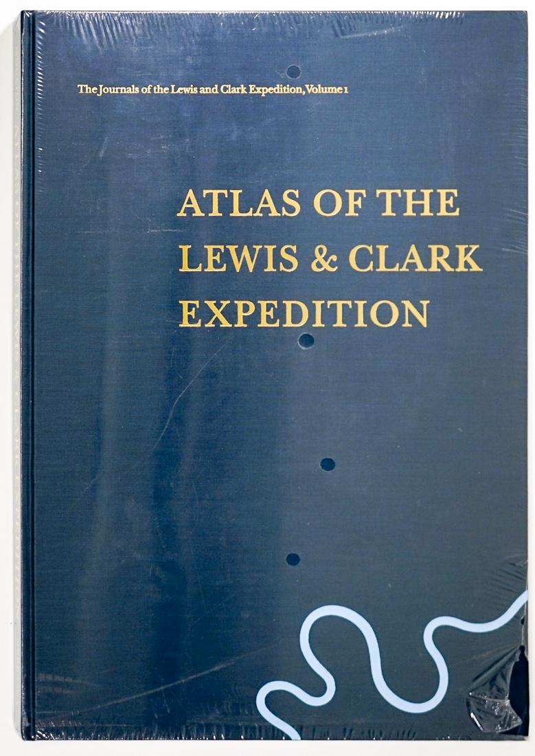Atlas of the Lewis & Clark Expedition SEALED: Atlas of the Lewis & Clark Expedition SEALED. Measures 19.75-in. x 13.75-in. Provenance: Bob Borcherdt collection. If lot is absent of a condition report a condition report may be requested via email.