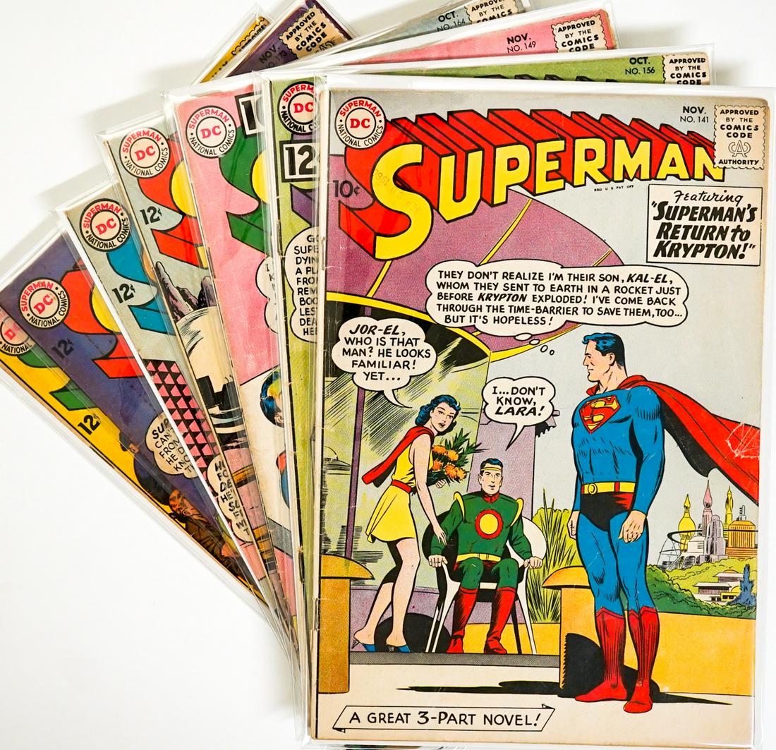 Superman Vintage Comic Books (7) (1 of 8)