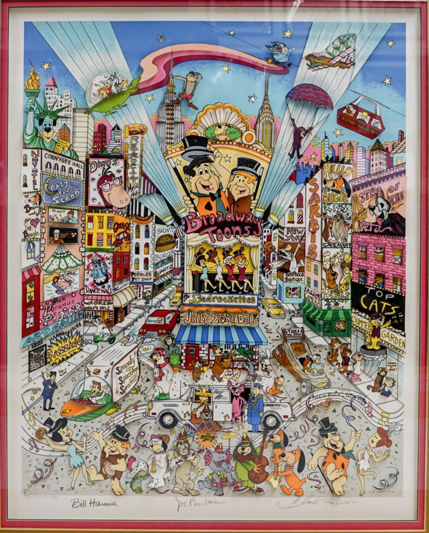 Charles Fazzino [Broadway Toons] Signed 14/50 AE (1 of 2)