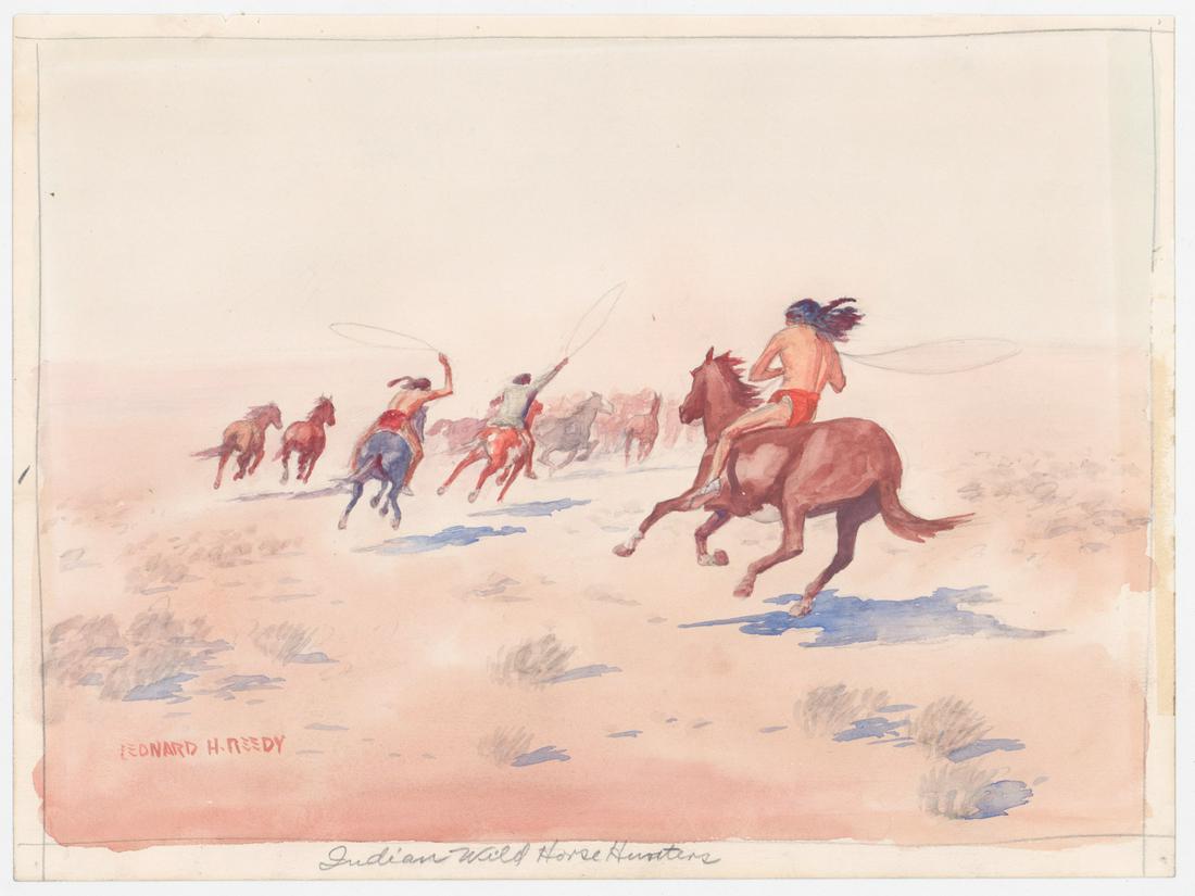 Leonard H. Reedy Original Watercolor (1 of 3)