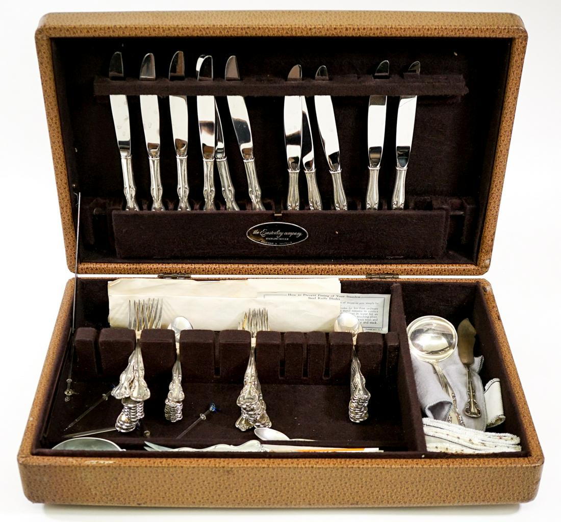 Easterling Sterling Silver Flatware 64 pcs (1 of 7)