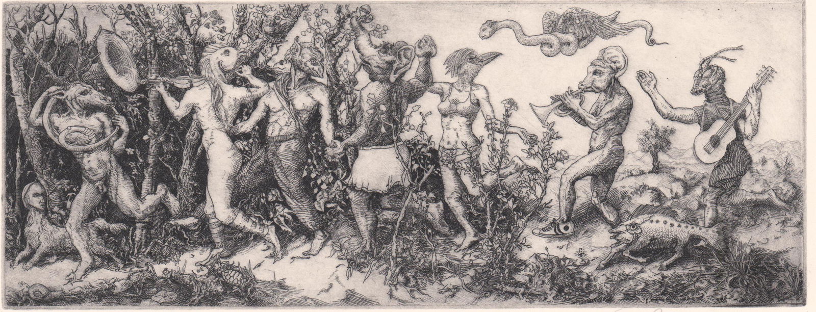 Thomas Wood Etching 38/100 [Bacchanal] (1 of 6)