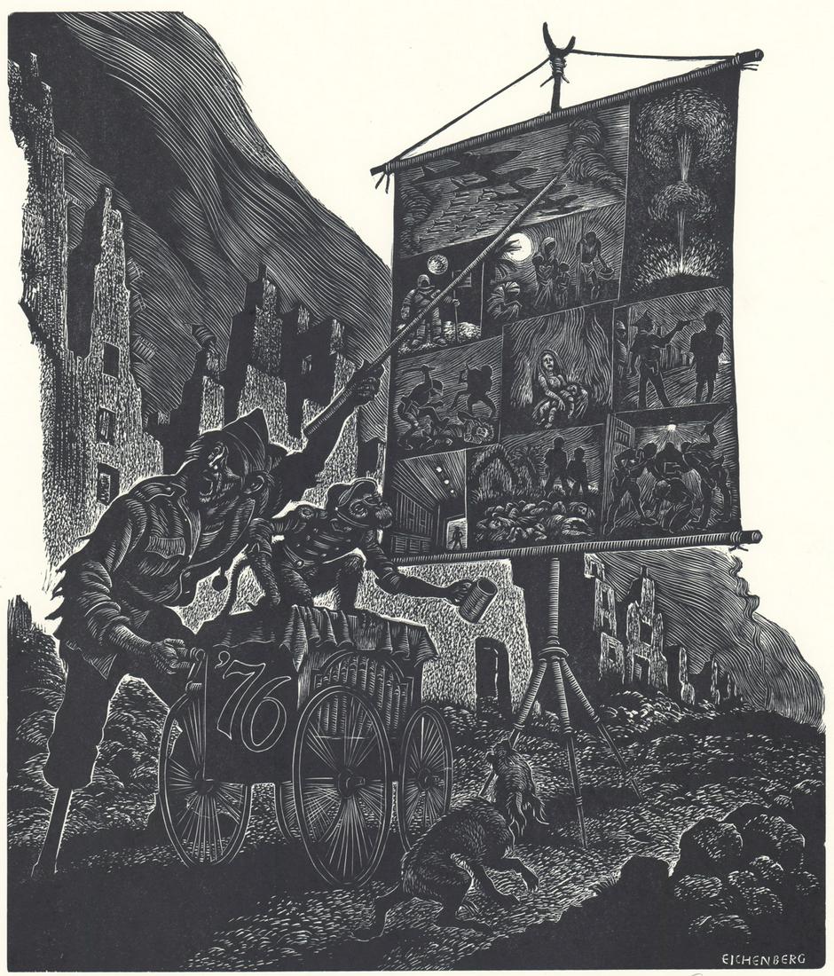 Fritz Eichenberg Signed and Numbered Engraving (1 of 5)