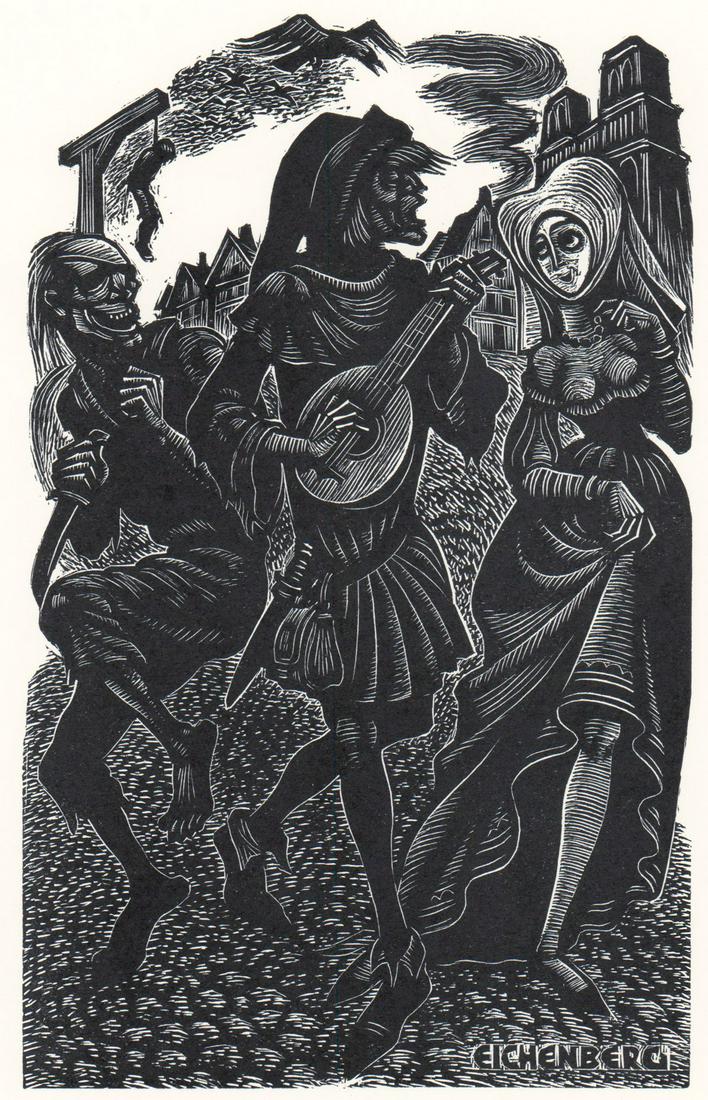 Fritz Eichenberg Wood Engraving [Francois Villon] (1 of 5)
