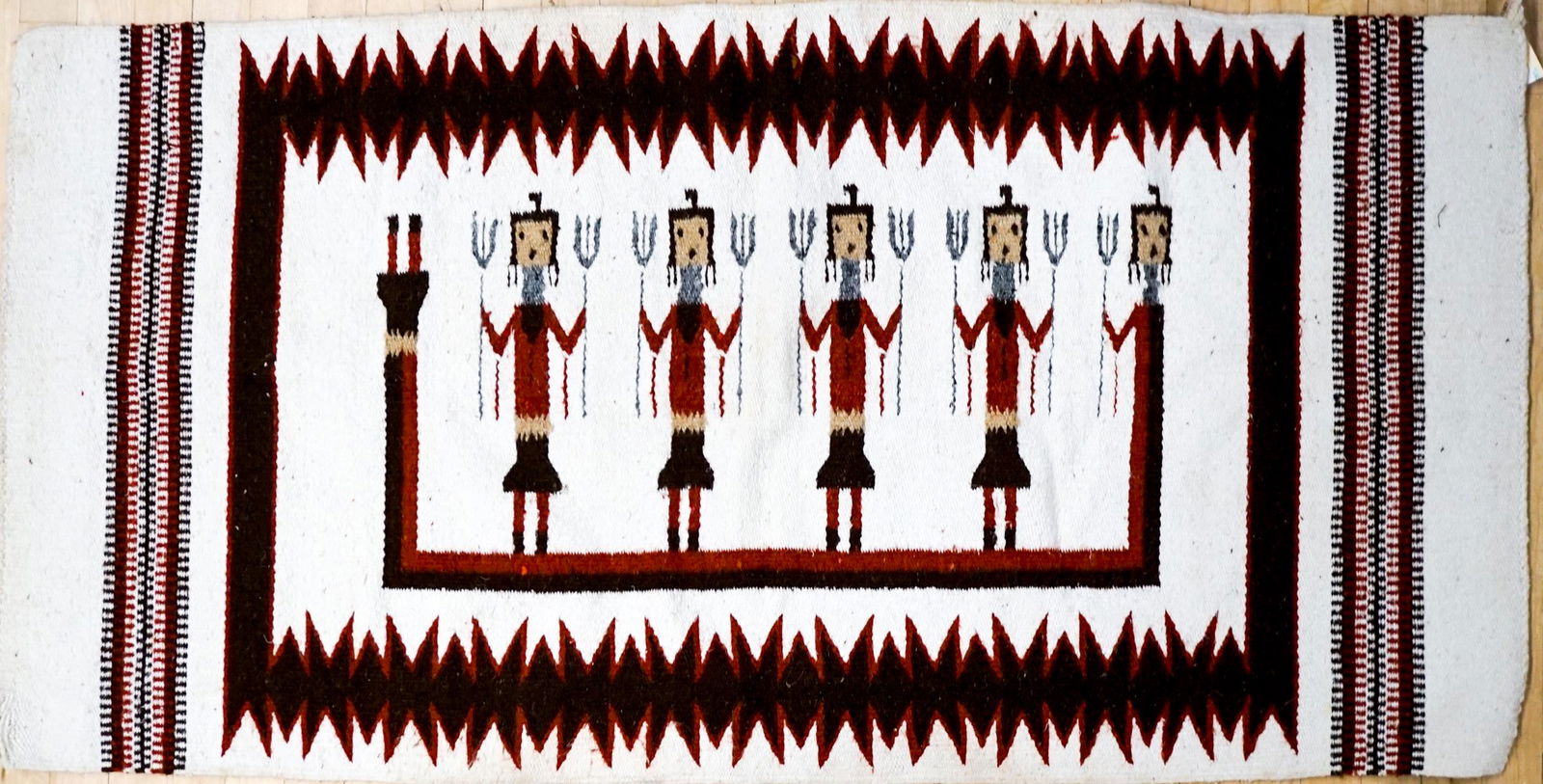 Navajo Style Yei Figures Rug (1 of 4)