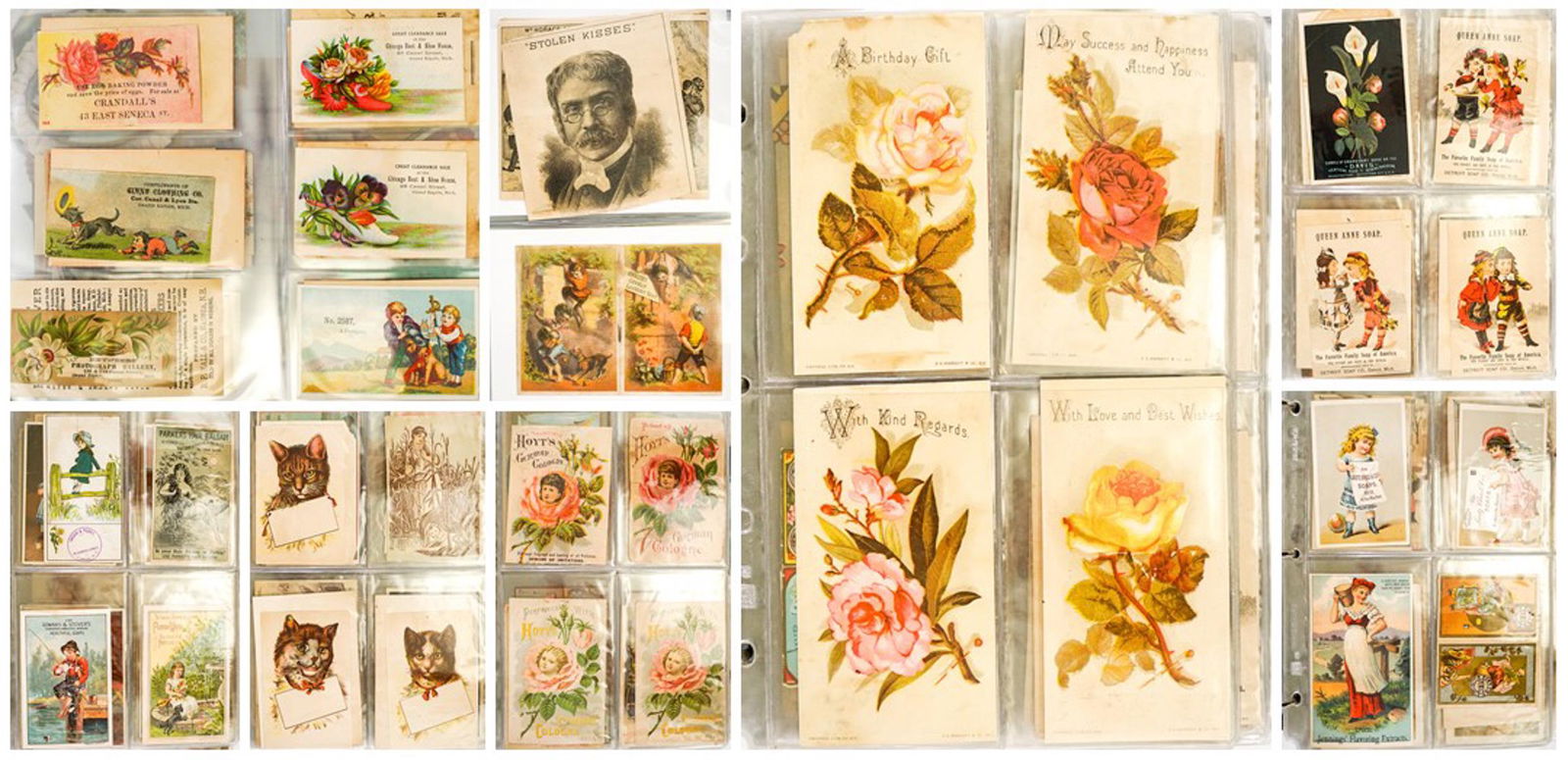 A Collection of Victorian Trade Cards (250+) (1 of 10)