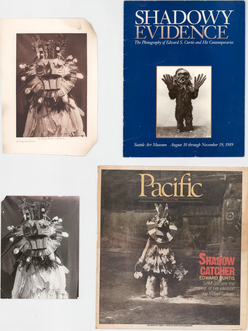 Edward Curtis; 'A Cowichan Mask' Ephemera (1 of 9)