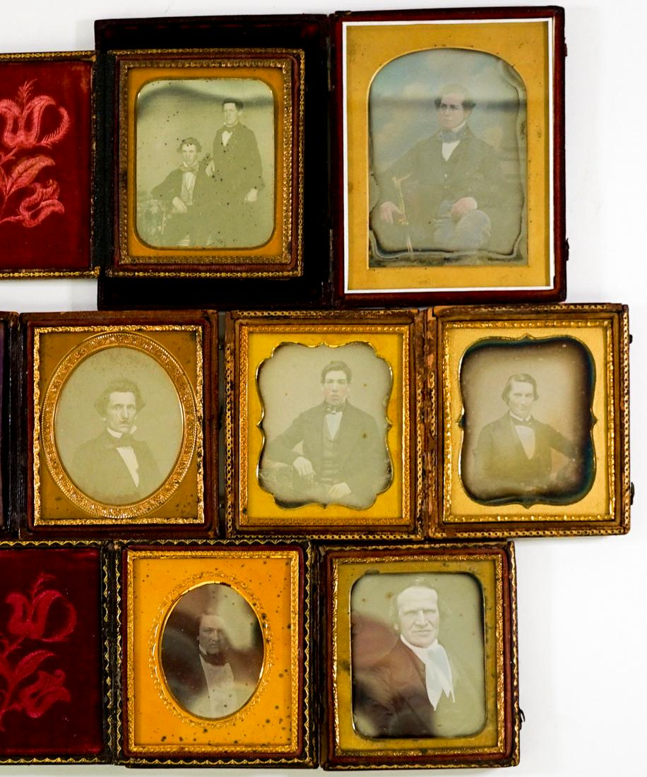 Daguerreotype Photos with Cases (6) Men (1 of 9)