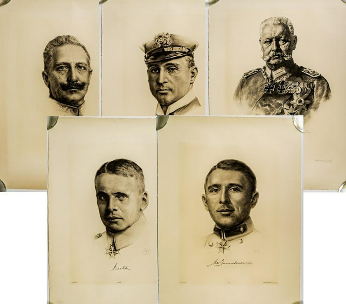 German WWI Lithographs (1 of 17)