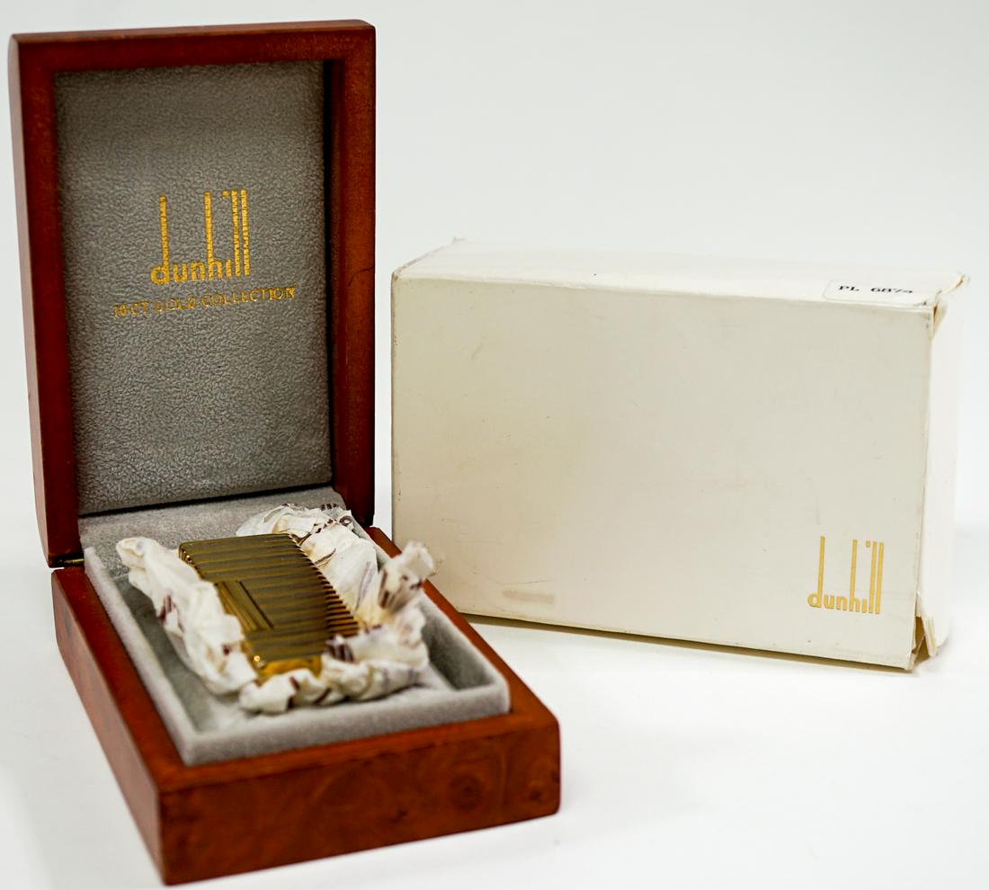 Dunhill 18k Outer Jacket Lighter EX+/NrMt in Box (1 of 11)