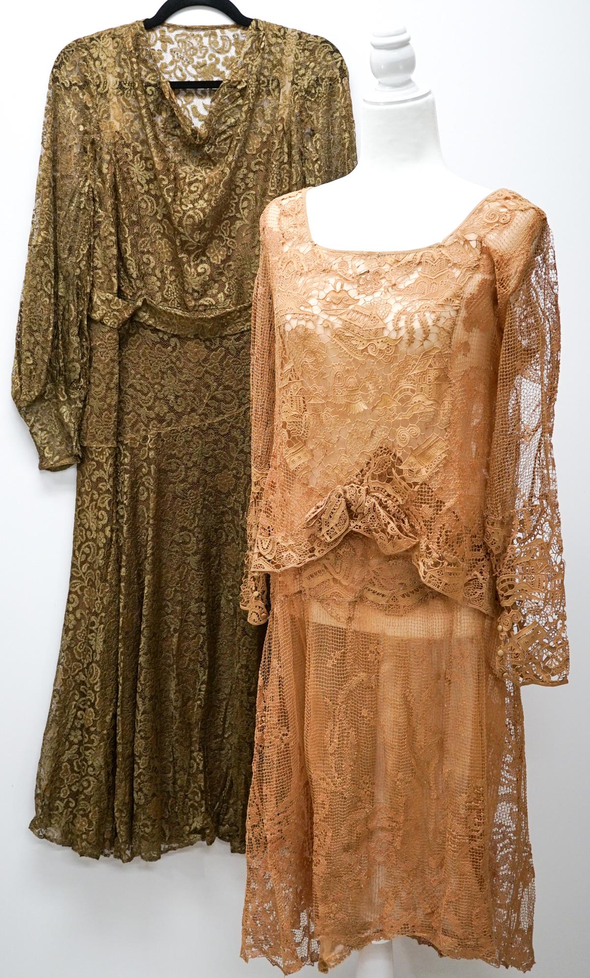 Lace and Crochet (2) Vintage Dresses (1 of 15)