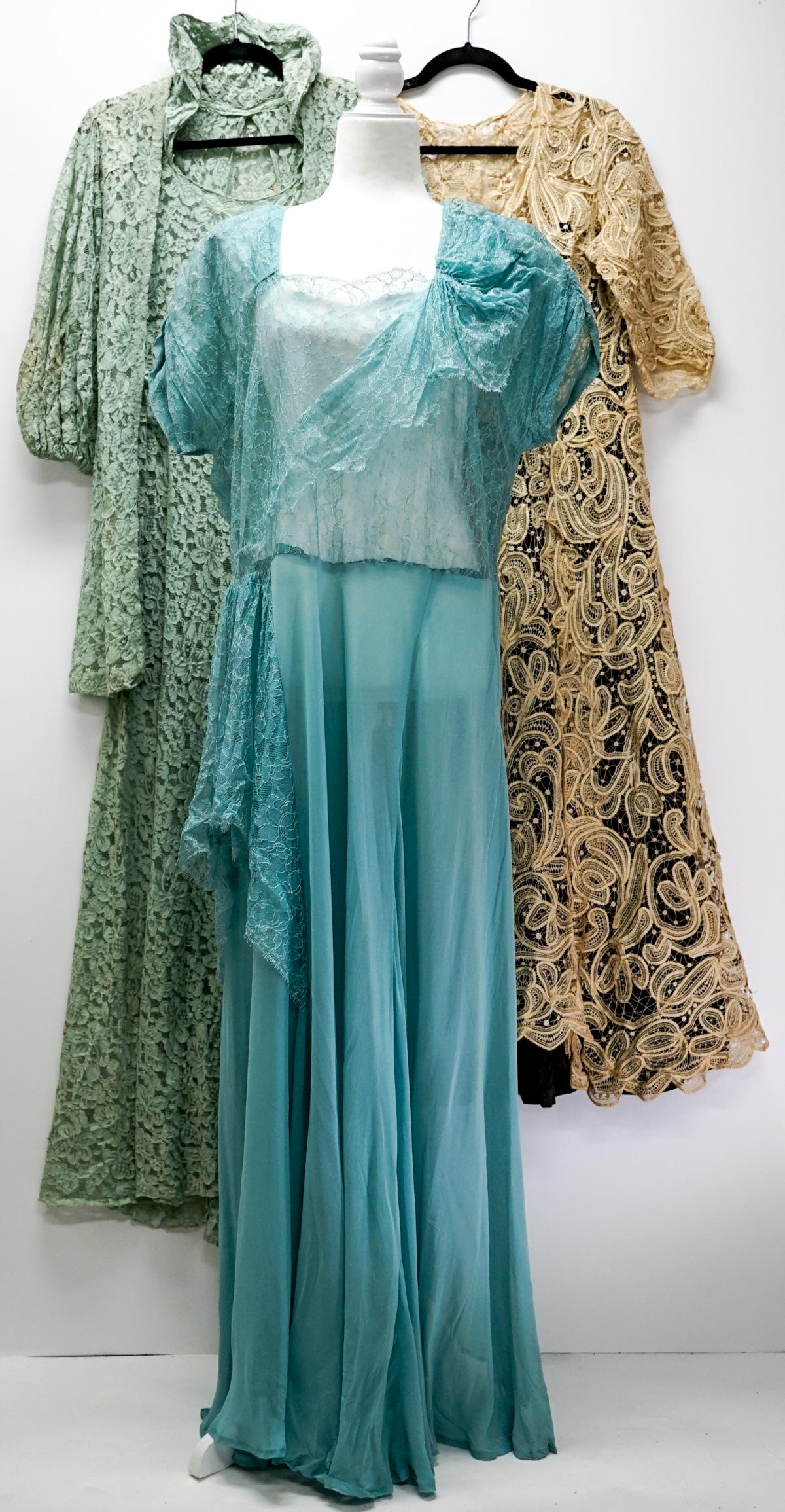 Vintage (3) Macrame / Lace Dresses (1 of 18)