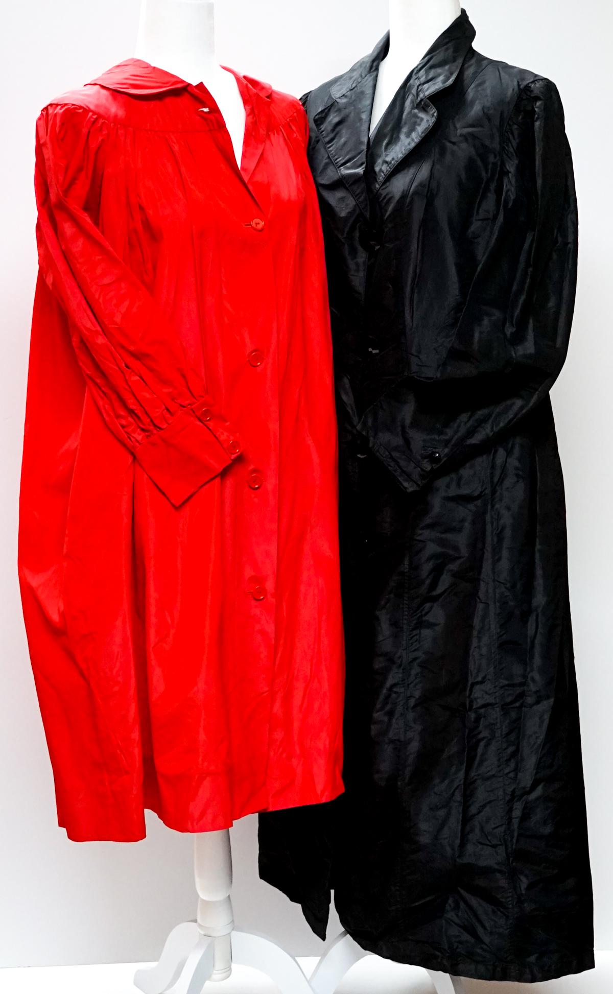 Vintage (2) Ladies Raincoats [Black, Red] (1 of 16)