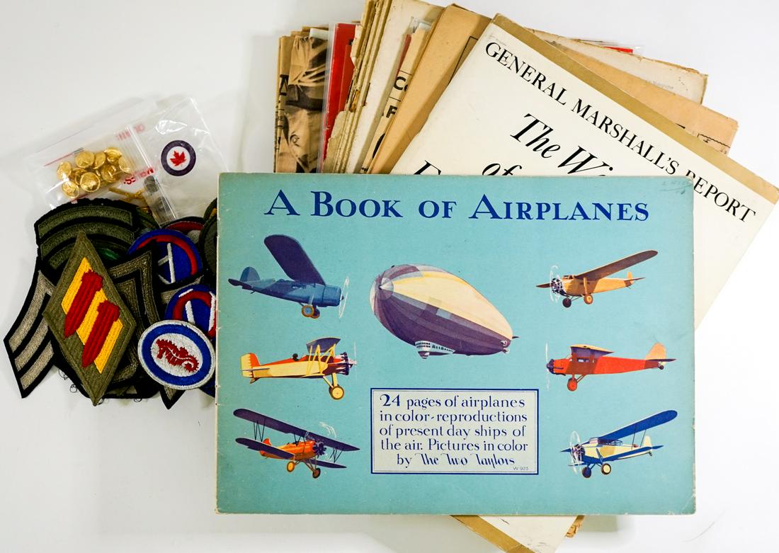 [U.S.] WWII Publications, Newspapers, Patches (1 of 10)
