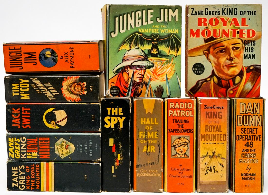 Vintage (12) Big Little Books [Jungle Jim] (1 of 12)