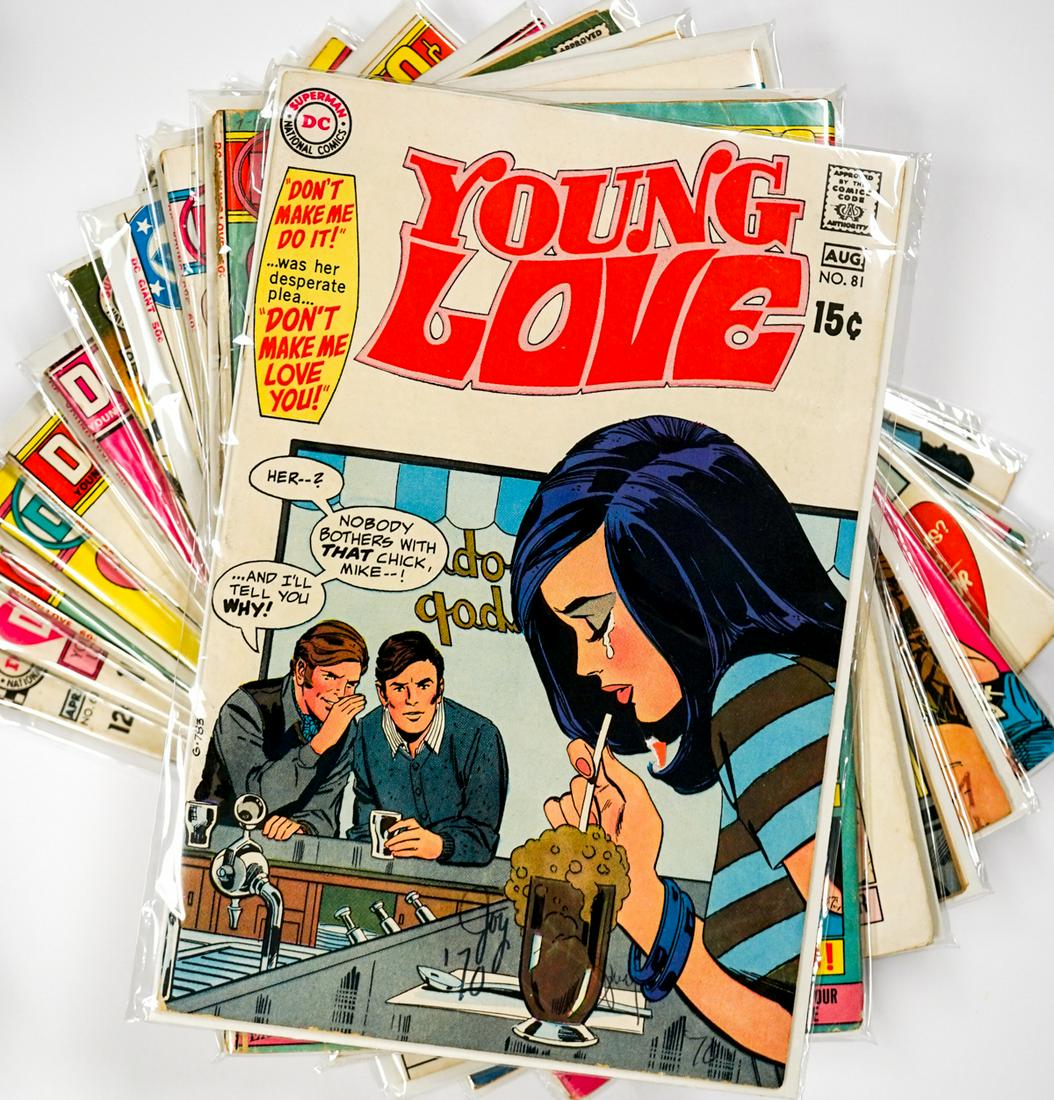 (11) DC Young Love Romance Vintage Comic Books (1 of 12)