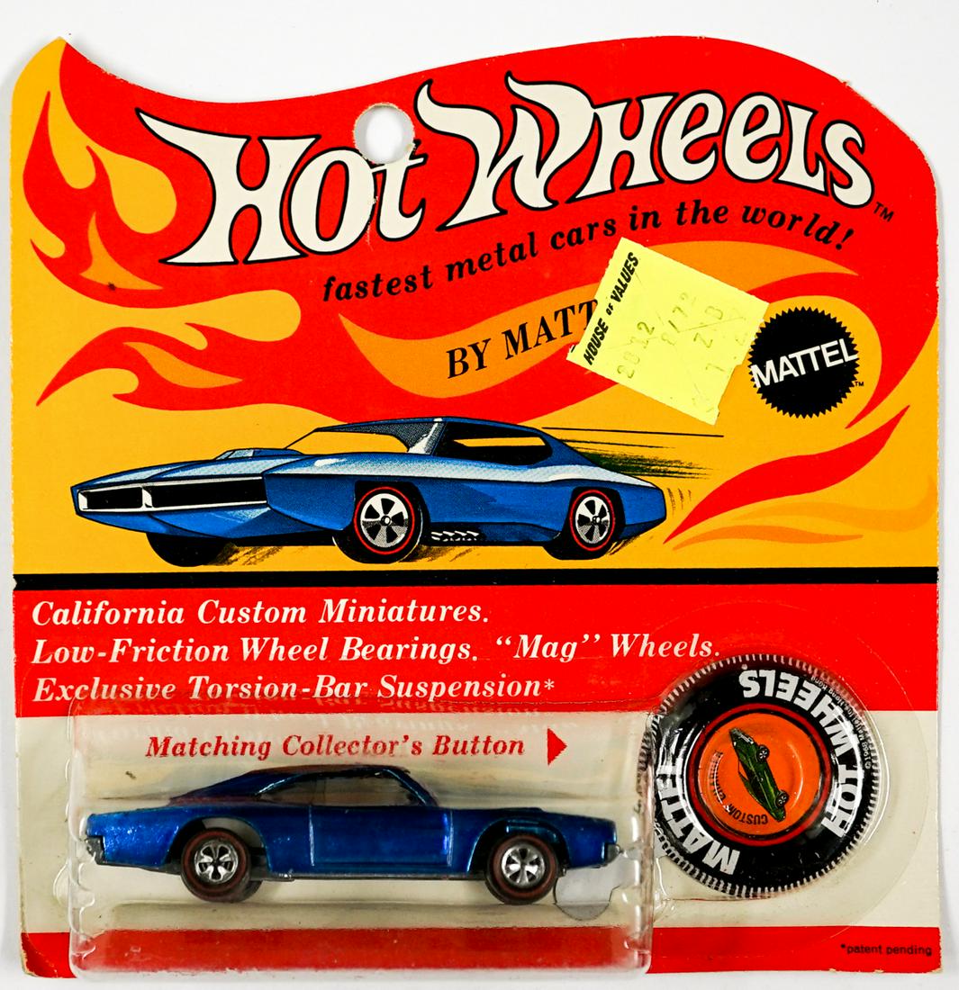 Hot Wheels Redline Custom Dodge Charger 1968 Lime/Yellow