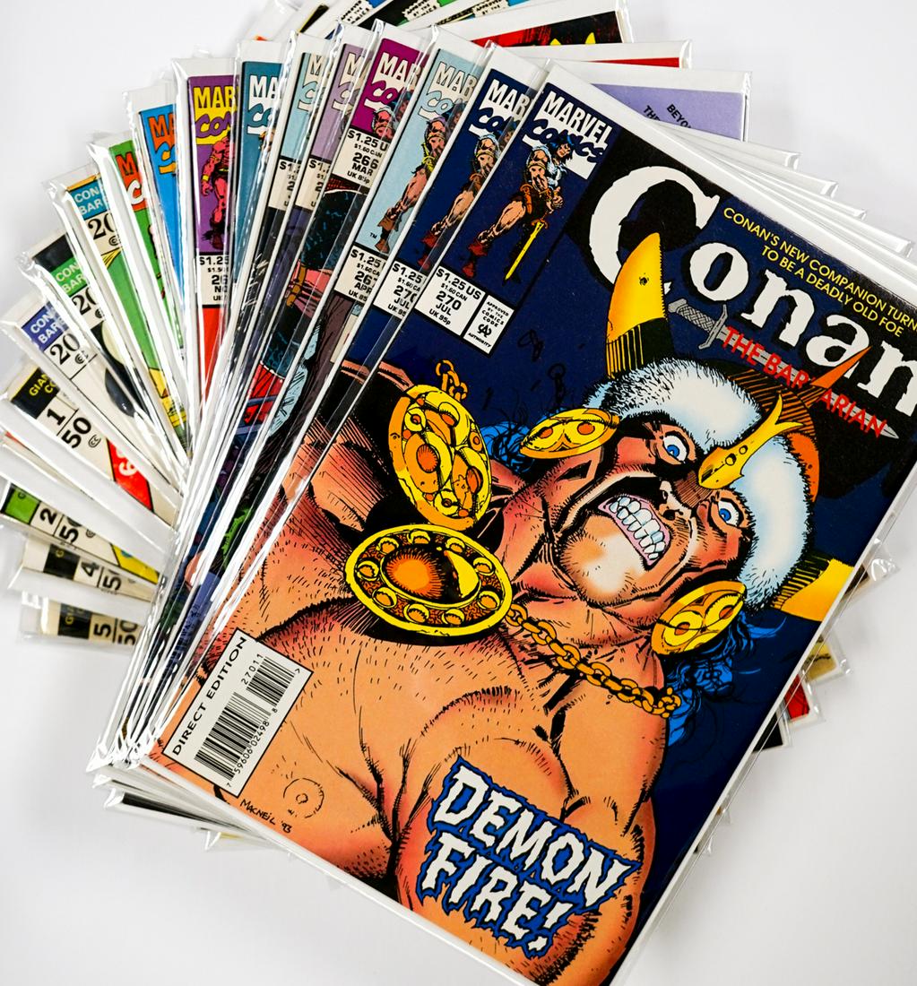 (18) Conan the Barbarian Comic Books (1 of 19)