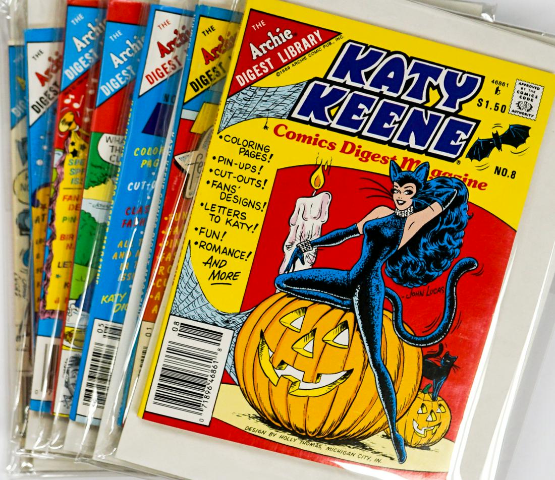 (7) Katy Keene Comics Digest Magazines HIGH GRADE (1 of 8)