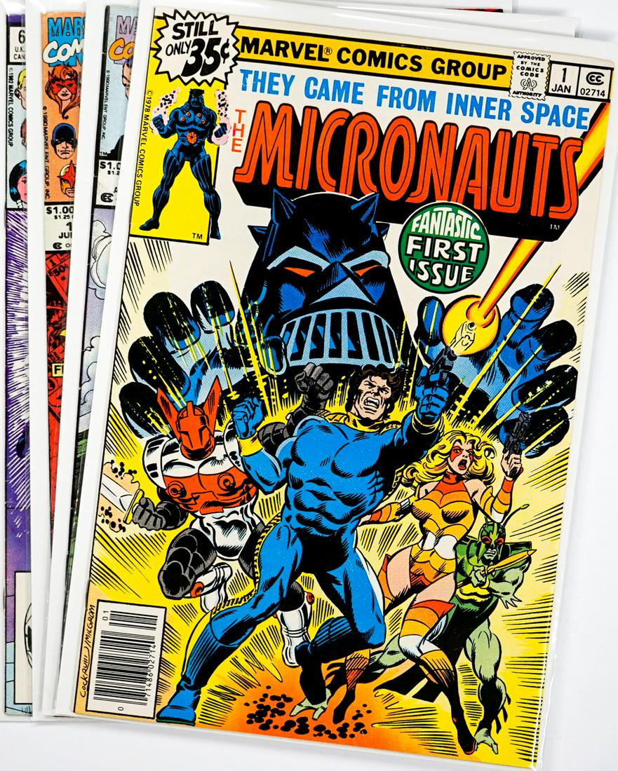 Marvel No. 1 Comic Books (4). EX+/NrMt and NrMt (1 of 5)