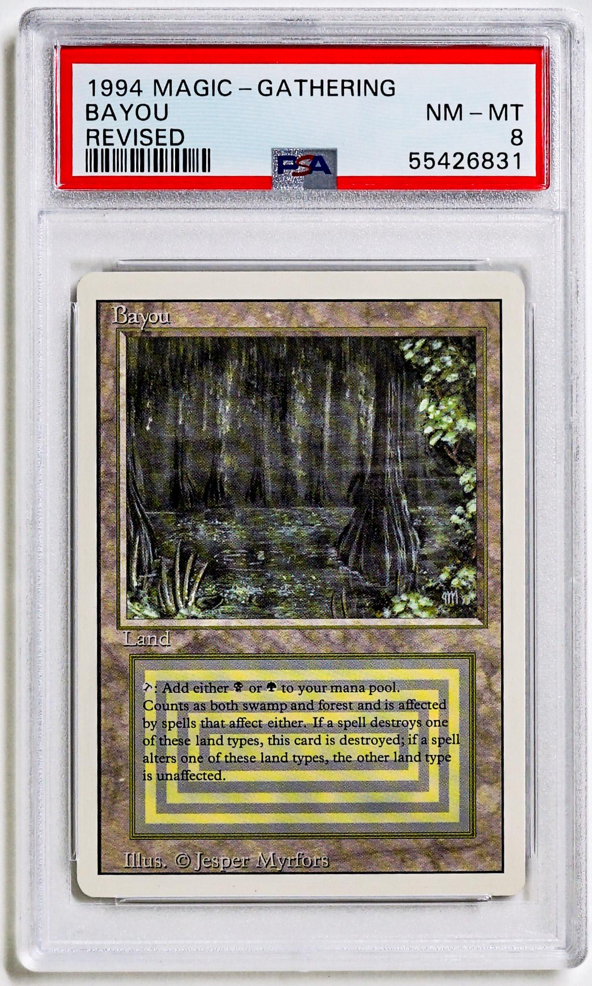 1994 Magic: The Gathering Bayou PSA 7