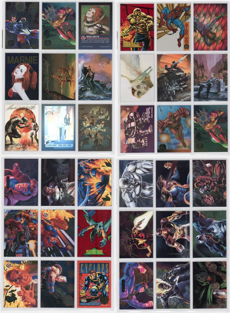 (36) 1990's Non-Sports Chase Cards: (36) 1990's Non-Sports Chase Cards. Mixed condition, most NM-MT/MT. If lot is absent of a condition report one may be requested via email. Condition report is provided as an opinion only and is no gua