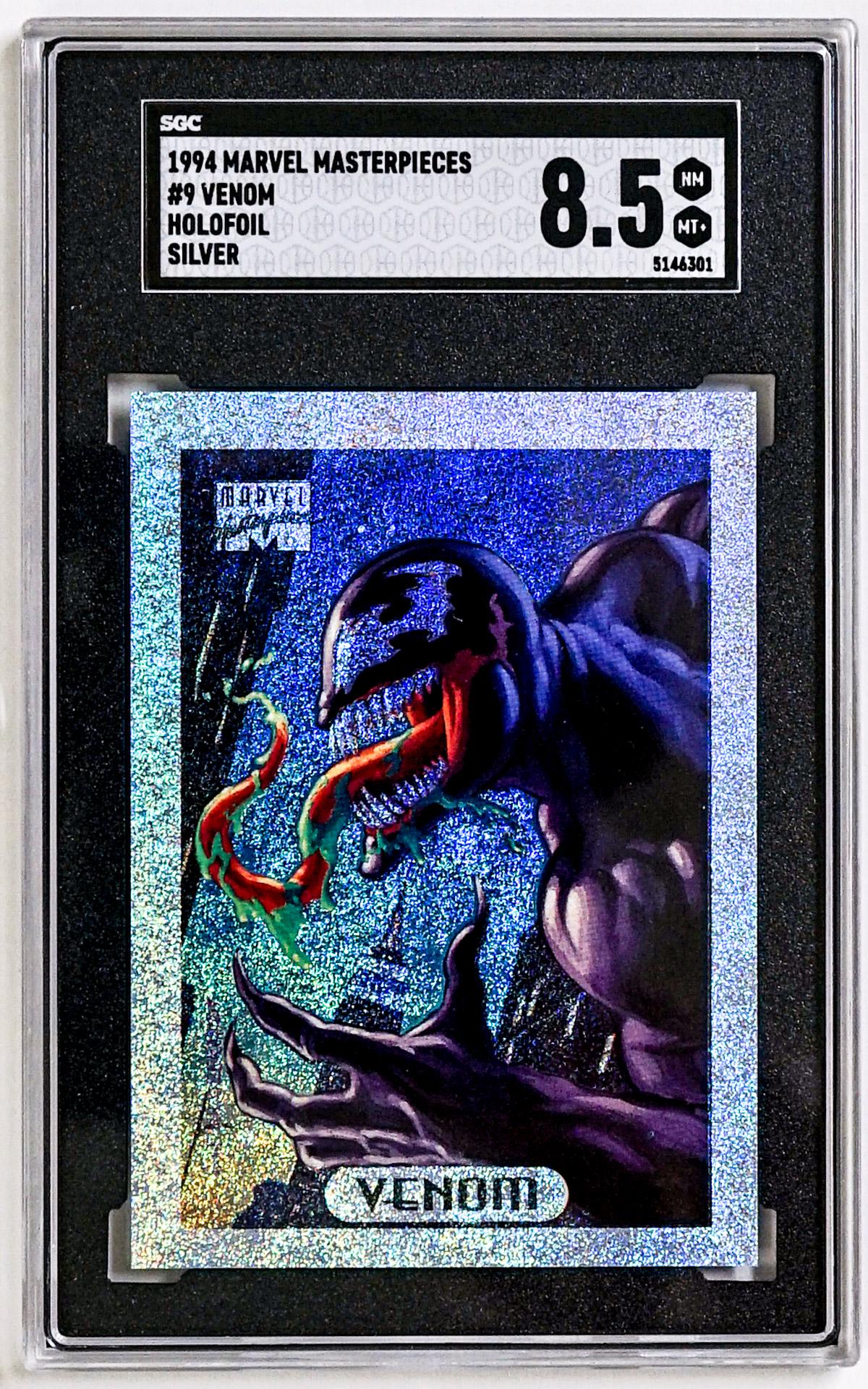1994 Marvel Masterpieces #9 Venom Silver Holofoil (1 of 2)