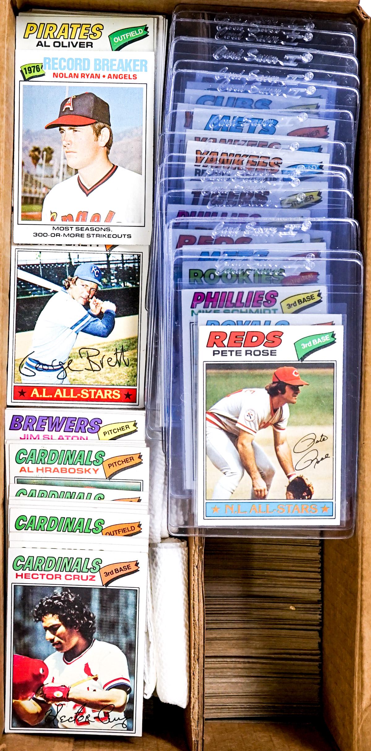 (1,700+) 1977 Topps Baseball Cards w/Duplicates (1 of 6)
