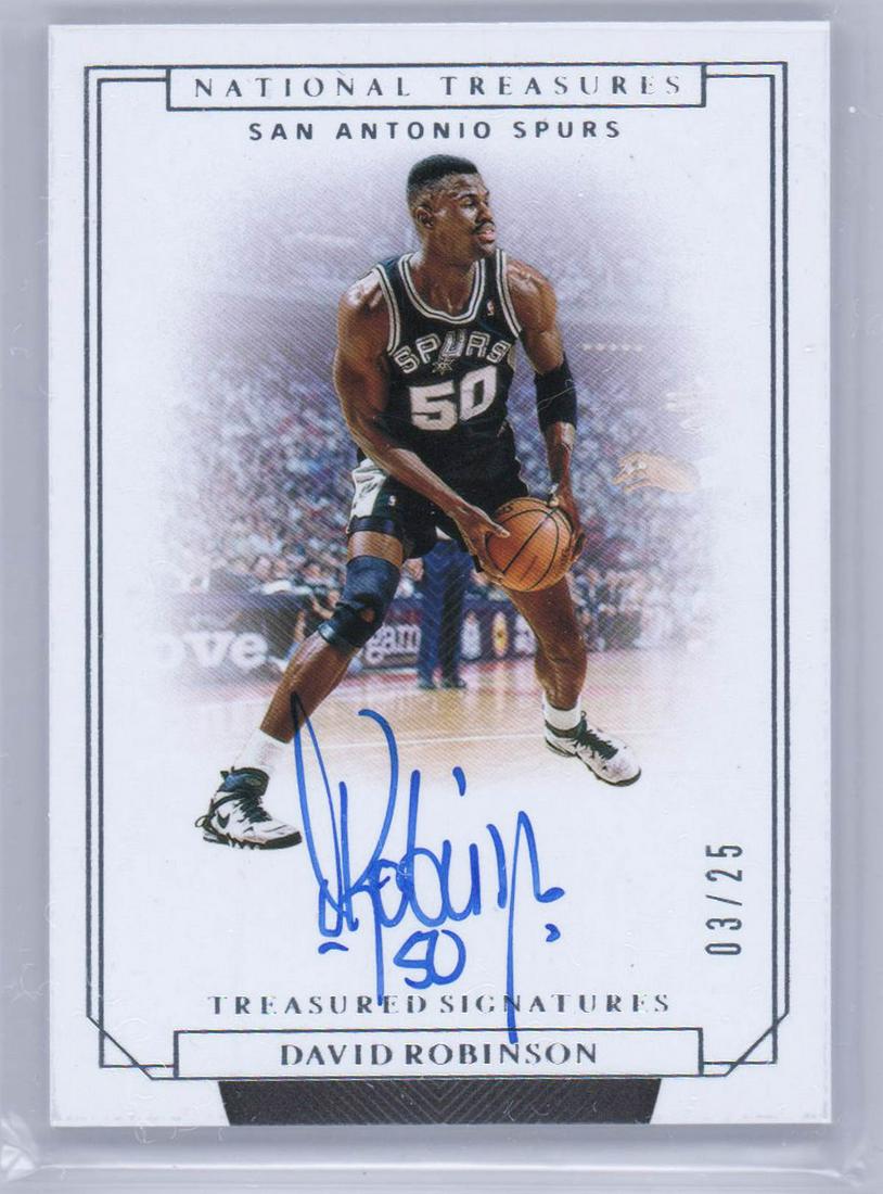 David Robinson Autographed Insert Card 03/25 (1 of 2)