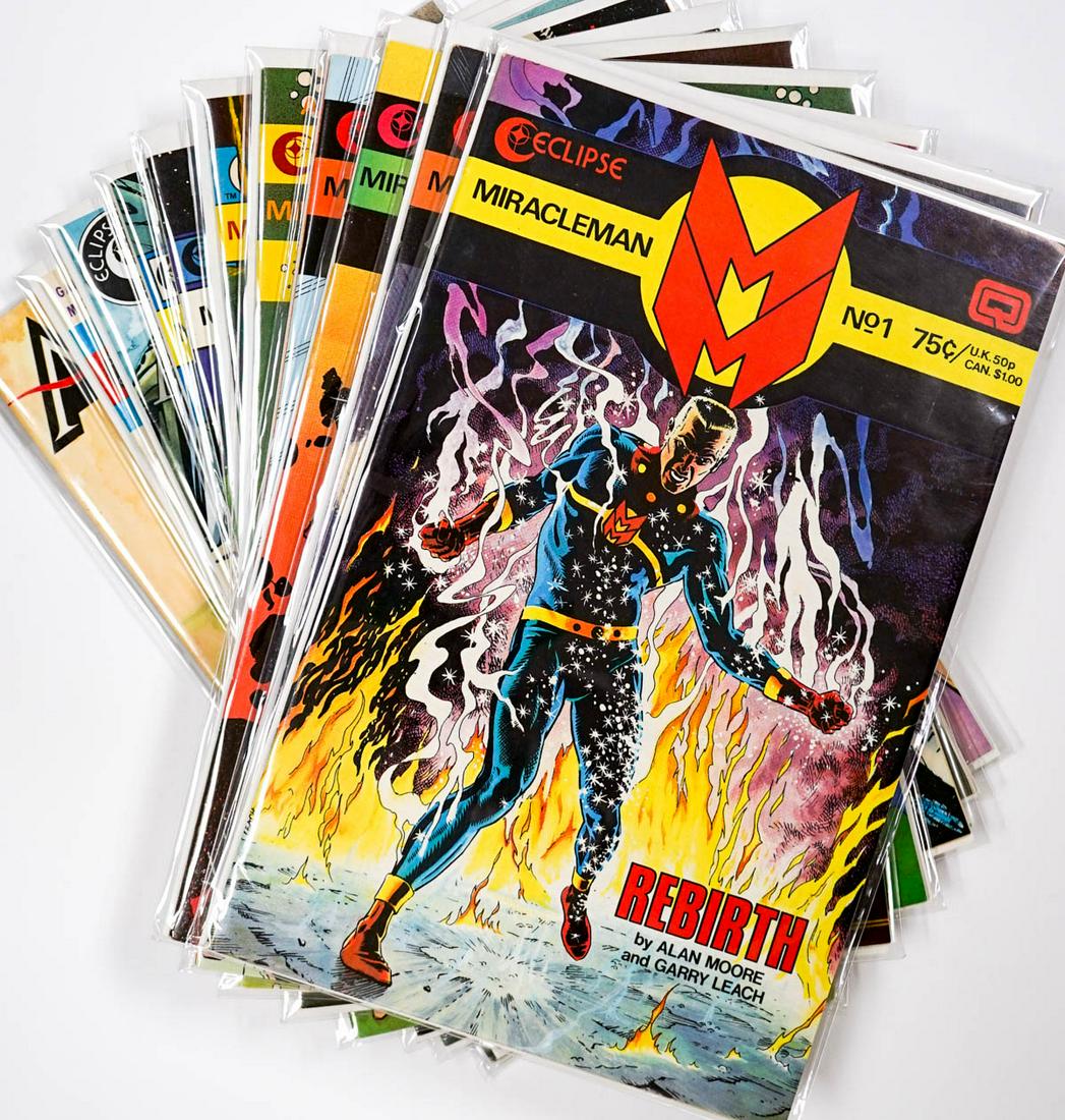 (11) Alan Moore, Apocrypha, Miracleman UNREAD NOS: (11) Alan Moore, Apocrypha, Miracleman UNREAD NOS. If lot is absent of a condition report one may be requested via email. Condition report is provided as an opinion only and is no guarantee as grading