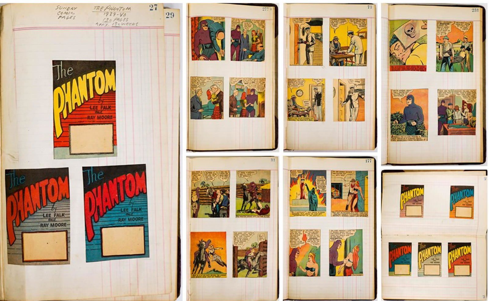 Ledger of The Phantom Sunday Comics (1 of 12)