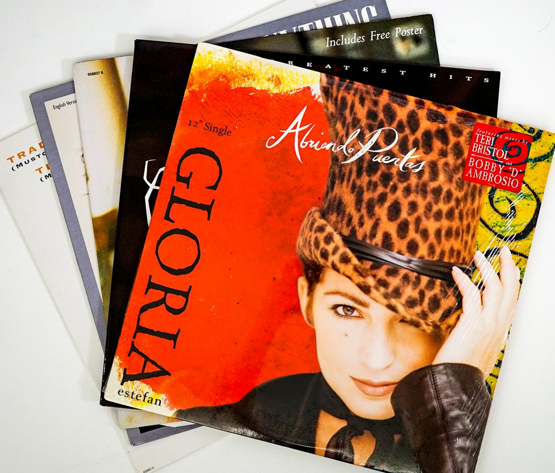 Gloria Estefan (5) Vinyl 12 IN. Records (1 of 14)