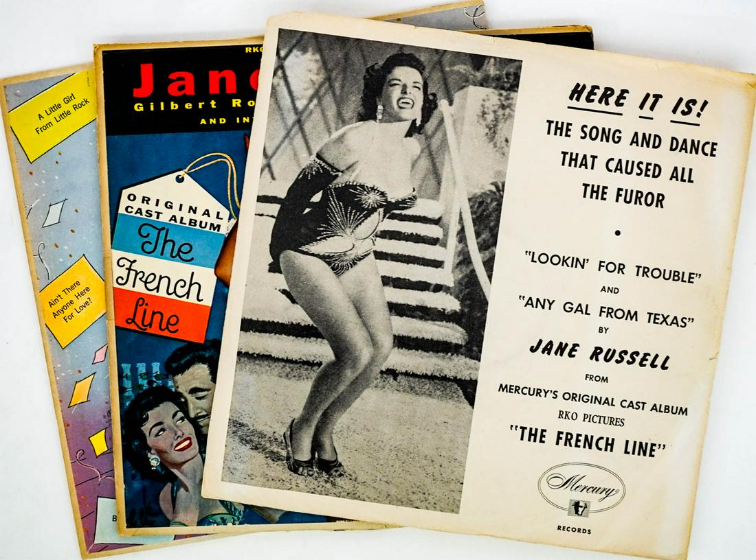 Marilyn Monroe, Jane Russell (3) 10 IN LP's (1 of 8)