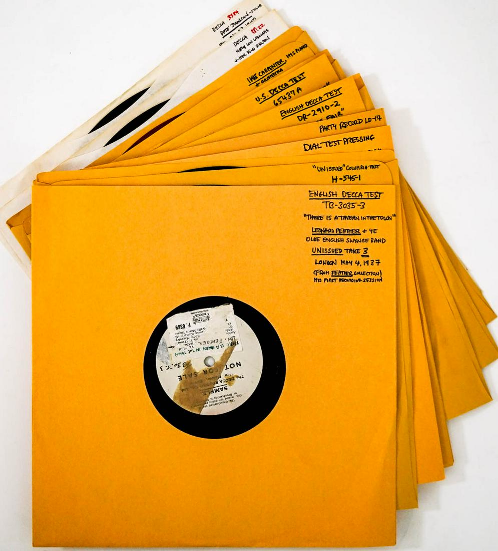 Jazz (9) 10 Inch 78 RPM Test [Leonard Feather] (1 of 11)