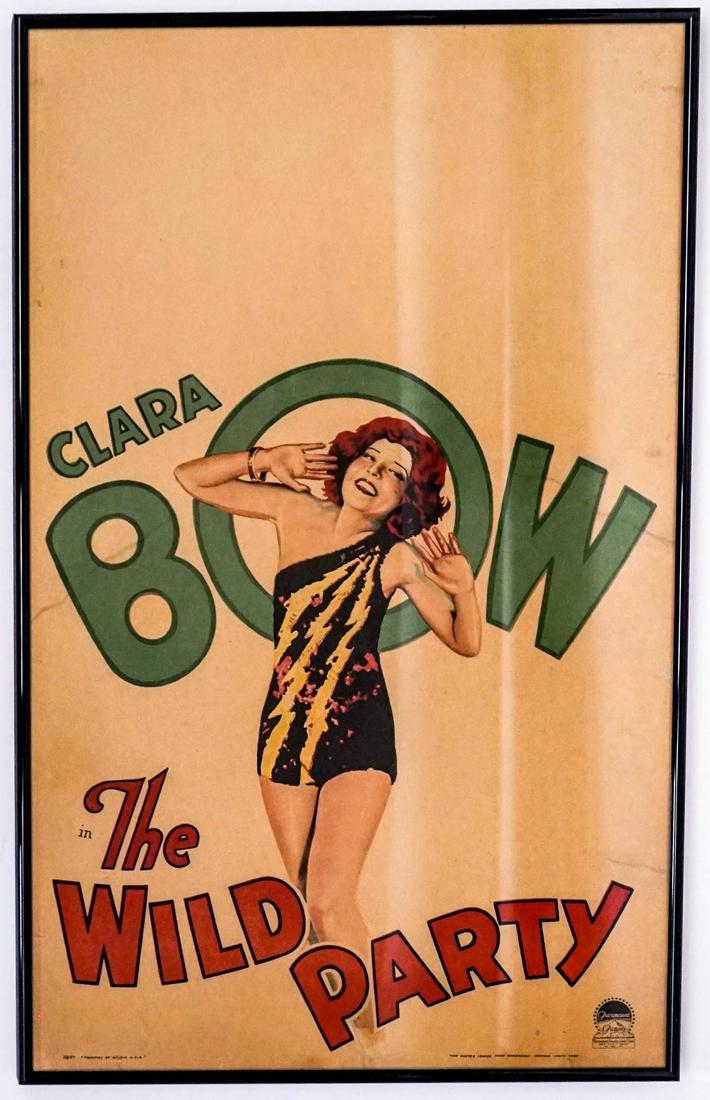 Clara Bow in The Wild Party Movie Poster (1 of 4)