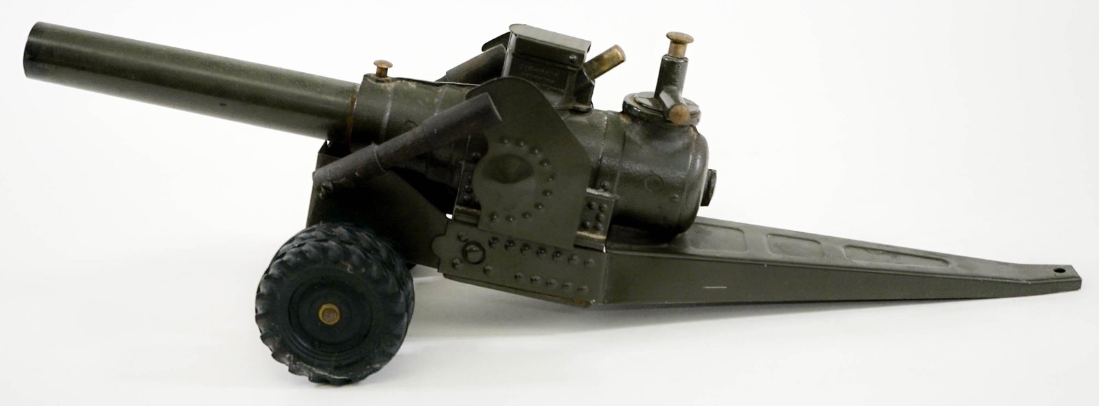 Big Bang Cannon: Big Bang Cannon. Measures 17.5 inches. If lot is absent of a condition report one may be requested via email. Condition report is provided as an opinion only and is no guarantee as condition can be su