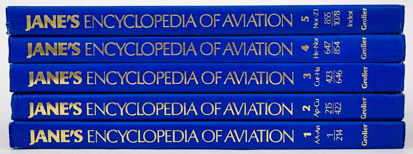 Jane's Encyclopedia of Aviation 5 Vol Set 1980 (1 of 14)