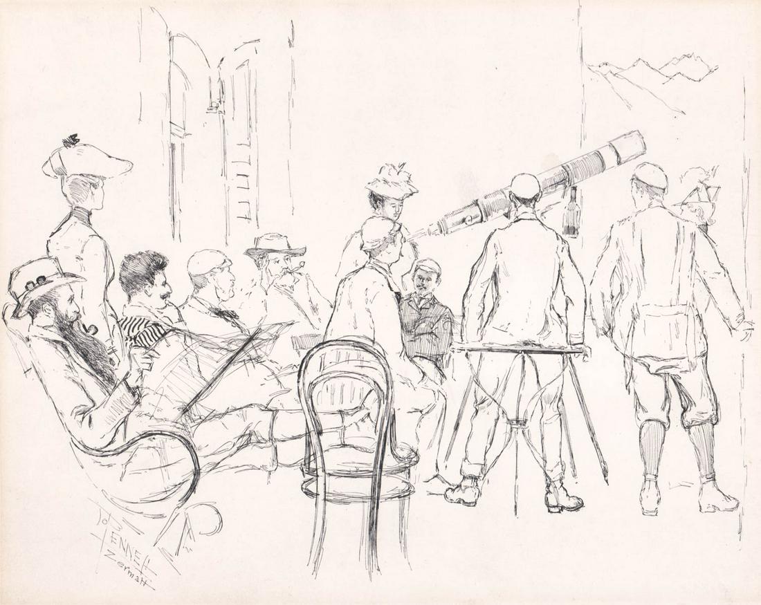 Joseph Pennell Original Pen & Ink Drawing (1 of 5)