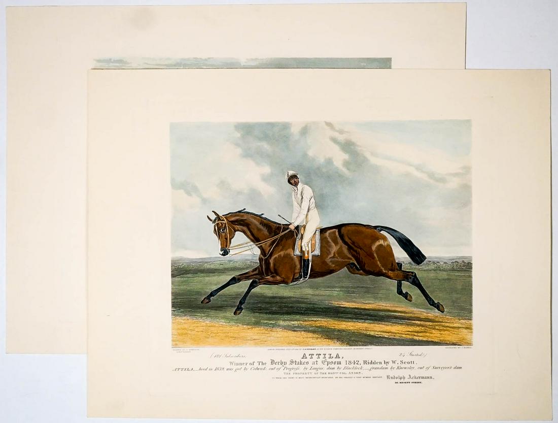 (2) Equestrian Restrike Engravings (1 of 13)