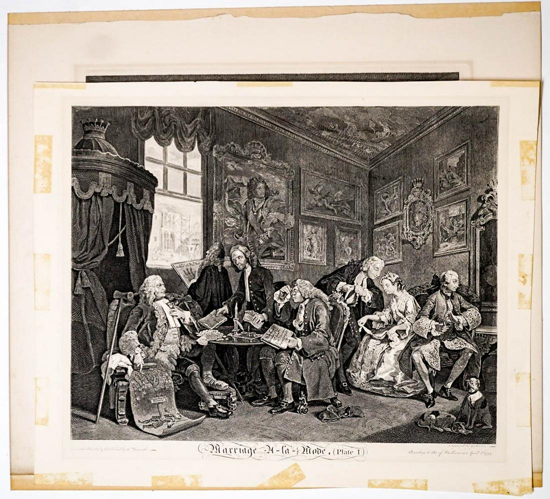(2) William Hogarth Engravings (1 of 9)