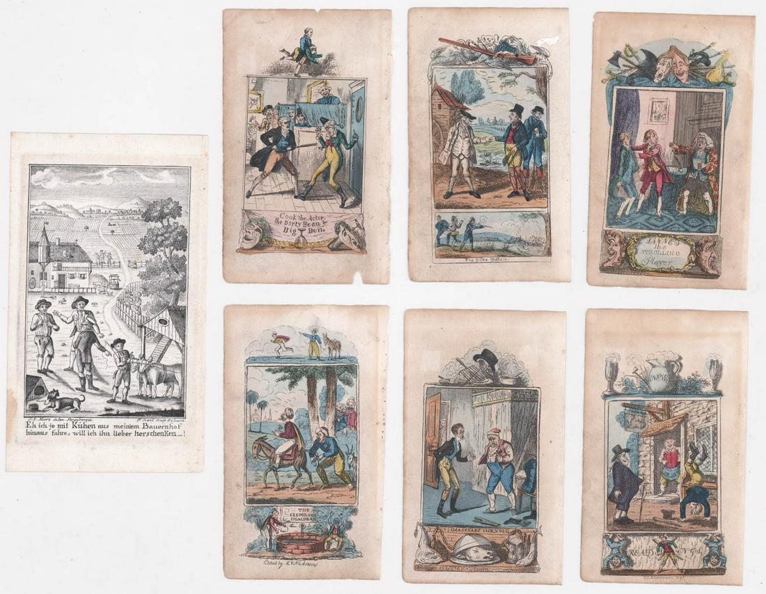 (7) C.V. Nickerson Etchings, Early 19th Century (1 of 8)