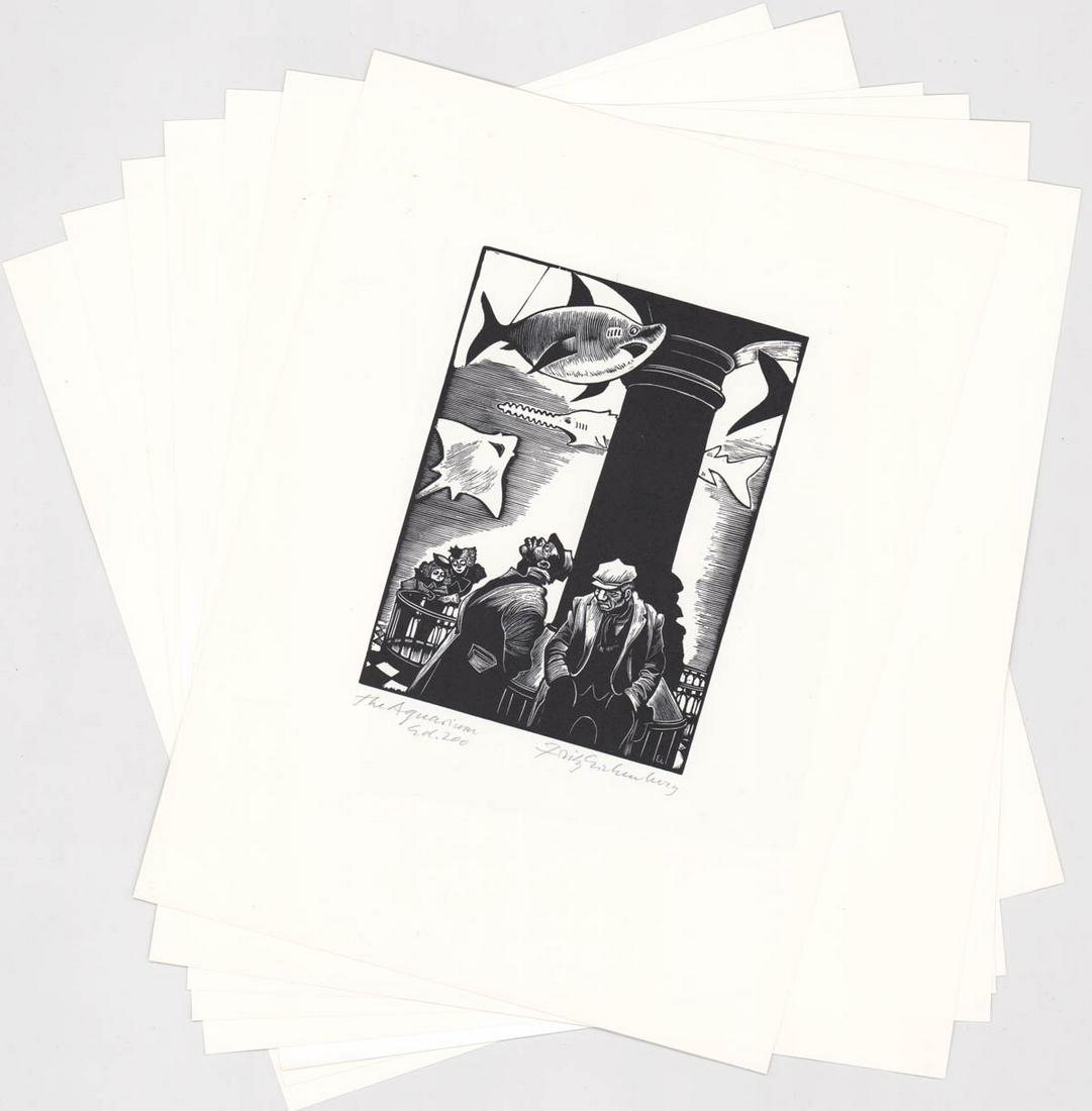 Fritz Eichenberg Signed Wood Engravings (8) (1 of 9)